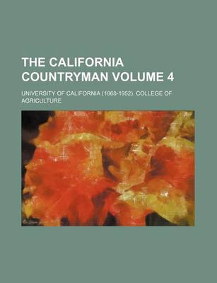 Book cover for The California Countryman Volume 4