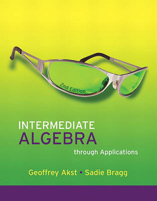 Book cover for Intermediate Algebra Through Applications