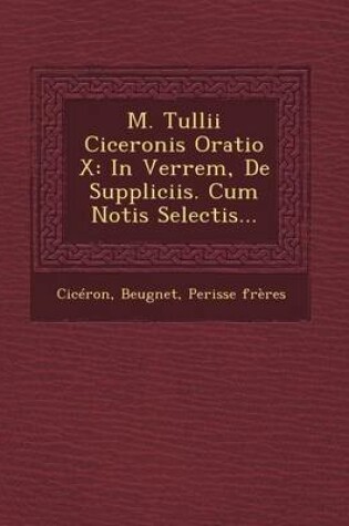 Cover of M. Tullii Ciceronis Oratio X