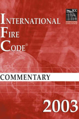 Cover of 2003 Intl Fire Code Commentary