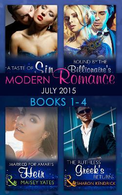 Book cover for Modern Romance July 2015 Books 1-4