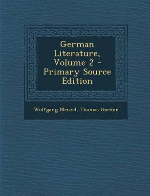 Book cover for German Literature, Volume 2 - Primary Source Edition