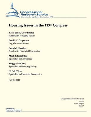 Book cover for Housing Issues in the 113th Congress