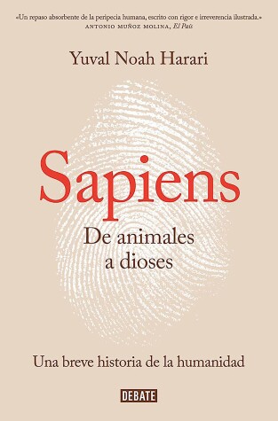 Book cover for Sapiens. De animales a dioses / Sapiens: A Brief History of Humankind