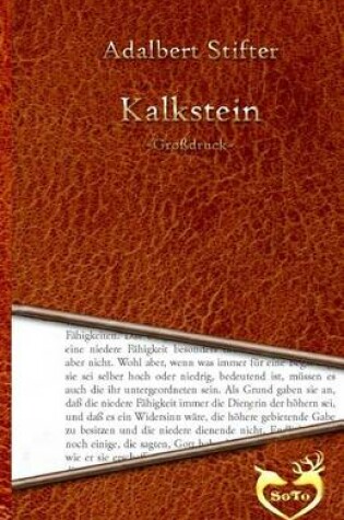 Cover of Kalkstein - Grossdruck