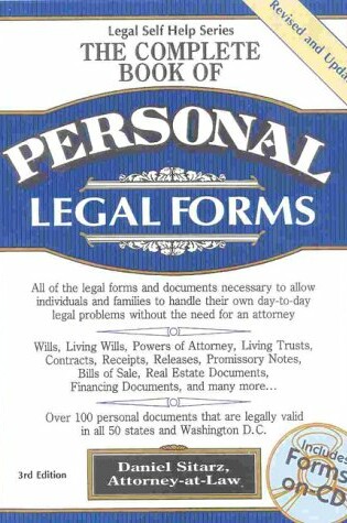 Cover of The Complete Book of Personal Legal Forms, 3rd Edition