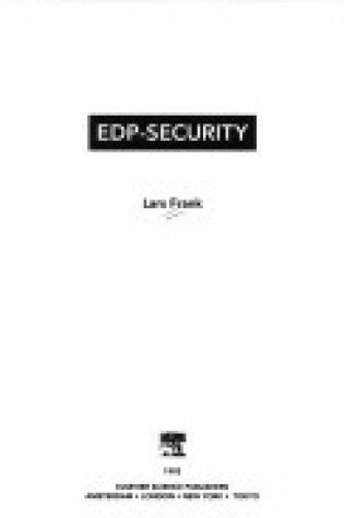 Cover of EDP-Security