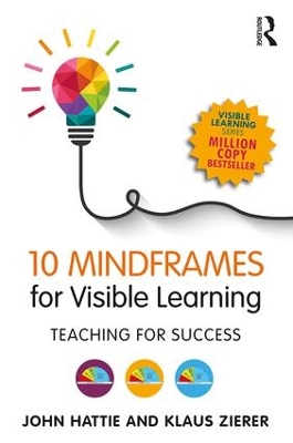 Book cover for 10 Mindframes for Visible Learning