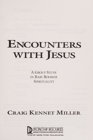 Cover of Encounters with Jesus