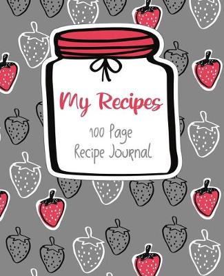 Book cover for Recipe Journal - STRAWBERRY JAM