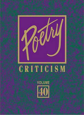 Book cover for Poetry Criticism