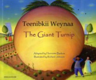 Book cover for The Giant Turnip Somali & English