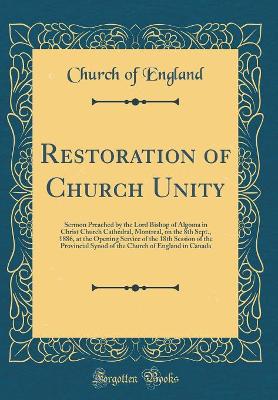 Book cover for Restoration of Church Unity