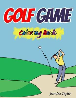 Book cover for Golf Game Coloring Book