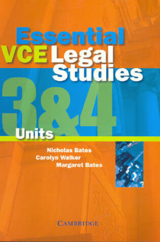 Cover of Essential VCE Legal Studies Units 3 and 4