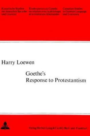 Cover of Goethe's Response to Protestantism