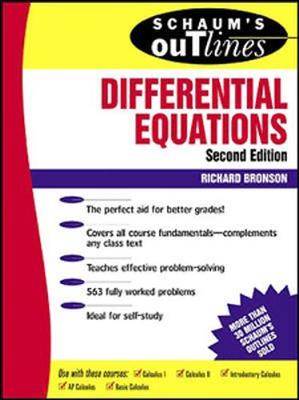 Book cover for Schaum's Outline of Differential Equations, 3rd Edition