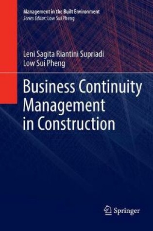 Cover of Business Continuity Management in Construction