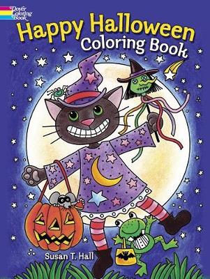 Book cover for Happy Halloween Coloring Book