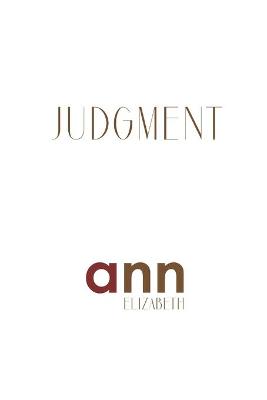 Book cover for Judgment - Ann Elizabeth