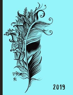 Book cover for Boho Feather Quill - Sky Blue