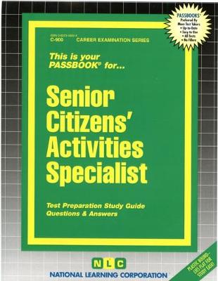 Book cover for Senior Citizens' Activities Specialist