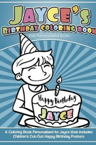 Cover of Jayce's Birthday Coloring Book Kids Personalized Books