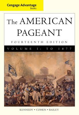 Book cover for Cengage Advantage Books: American Pageant