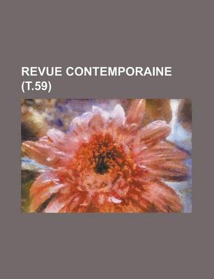 Book cover for Revue Contemporaine (T.59)