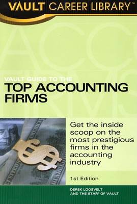 Cover of Vault Guide to the Top Accounting Firms