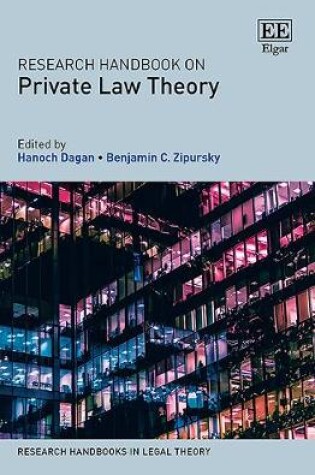 Cover of Research Handbook on Private Law Theory