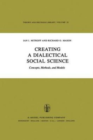 Cover of Creating a Dialectical Social Science