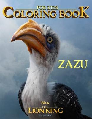 Book cover for Lion King Coloring Book for Kids Zazu