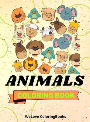 Book cover for Animals Coloring Book