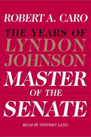Cover of Master of the Senate (Au)