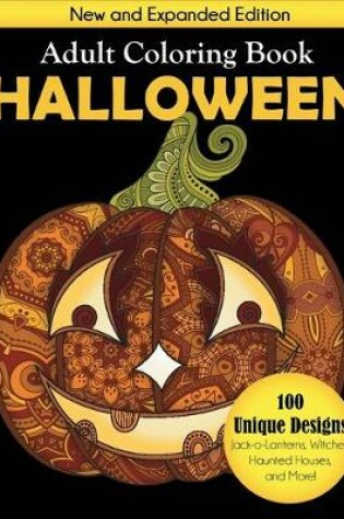 Cover of Halloween Adult Coloring Book