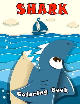 Book cover for Shark Coloring Book