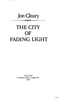 Book cover for City of Fading Light