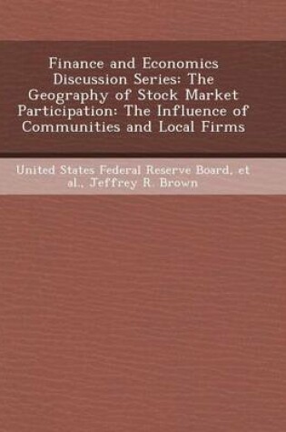 Cover of Finance and Economics Discussion Series