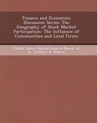 Book cover for Finance and Economics Discussion Series