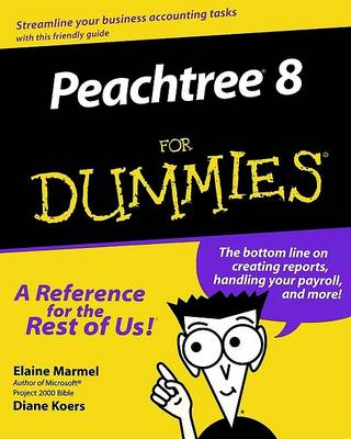 Book cover for Peachtree 8.0 For Dummies