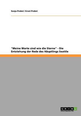 Book cover for Meine Worte sind wie die Sterne - Die Entstehung der Rede des Hauptlings Seattle