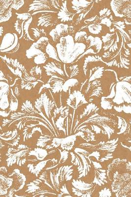 Book cover for Floral Poppy Design Kraft Journal