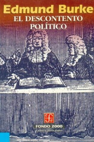 Cover of El Descontento Politico