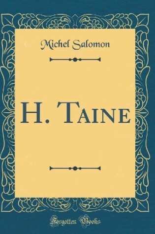 Cover of H. Taine (Classic Reprint)