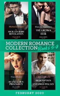 Book cover for Modern Romance February 2020 Books 5-8