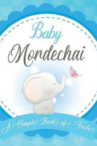 Cover of Baby Mordechai A Simple Book of Firsts