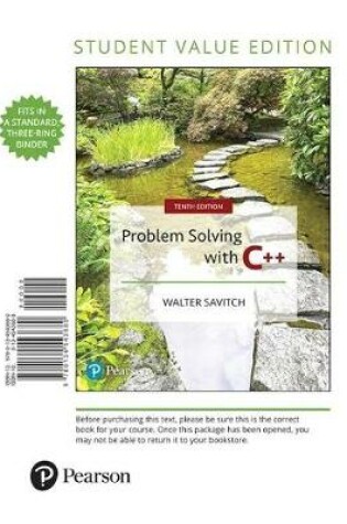 Cover of Problem Solving with C++