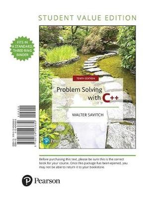 Book cover for Problem Solving with C++