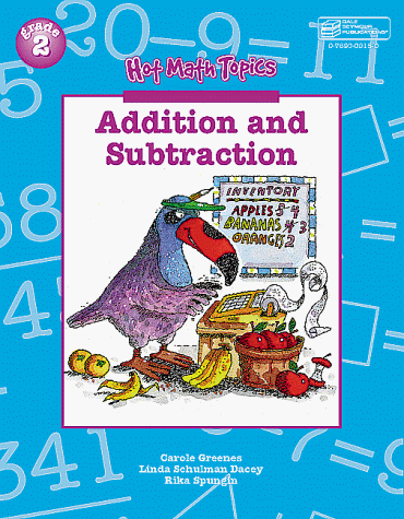 Book cover for Hot Math Topics Grade 2: Addition & Subtraction Copyright 1999